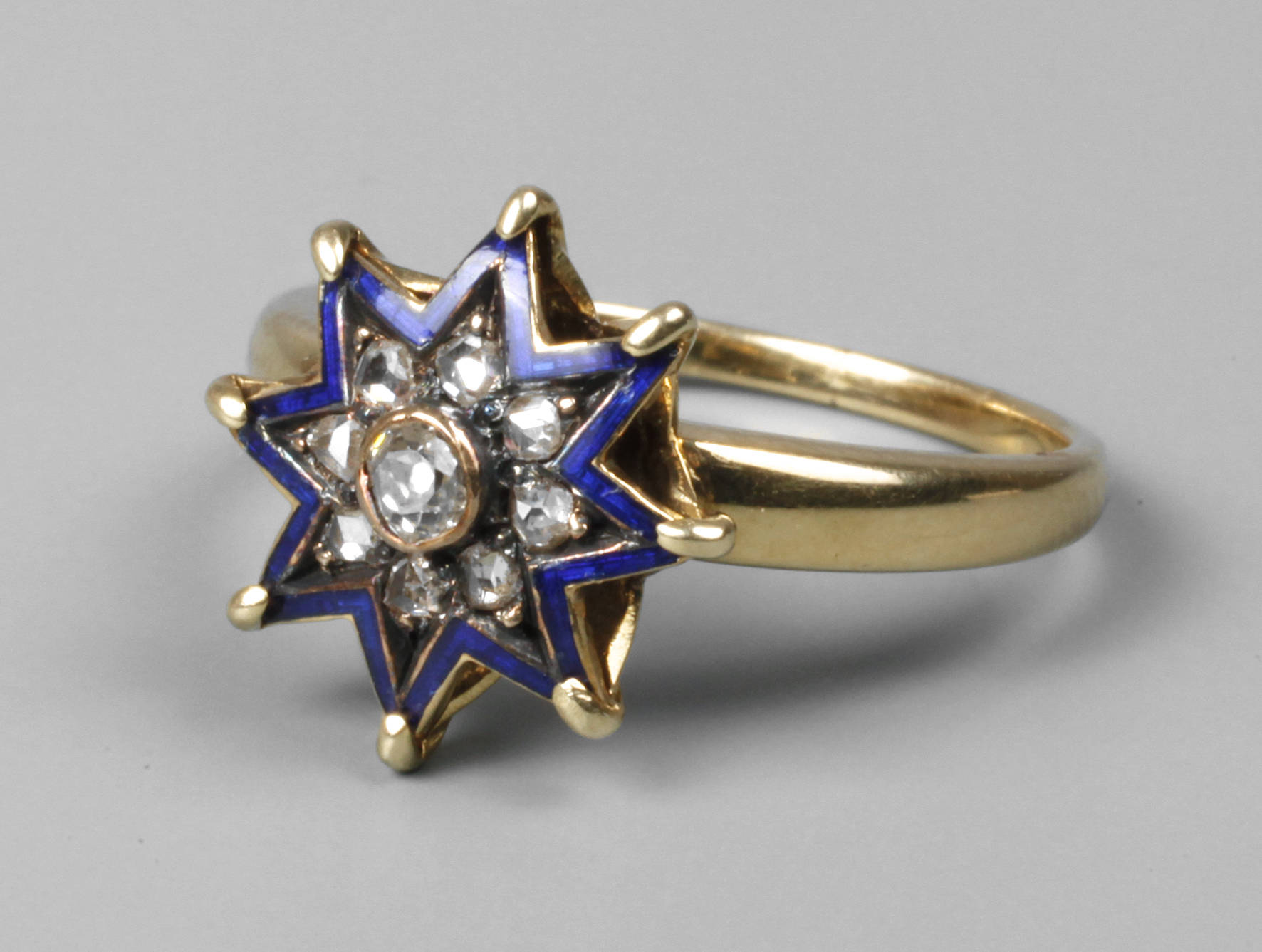 Diamantring Biedermeier