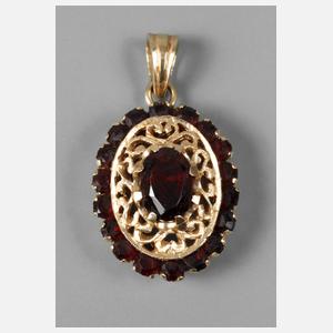 Granat-Anhänger Gold