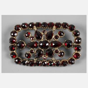 Granat-Brosche