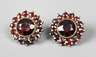 Paar Ohrstecker Granat