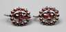 Paar Ohrhänger Granat