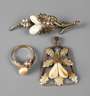 Drei Teile Grandelschmuck