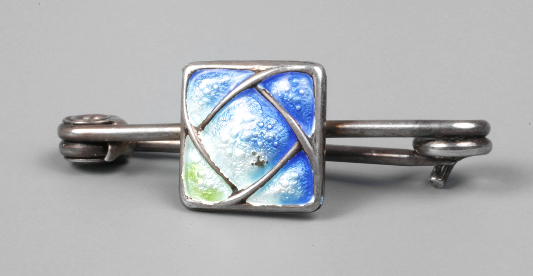 England Jugendstilbrosche Email