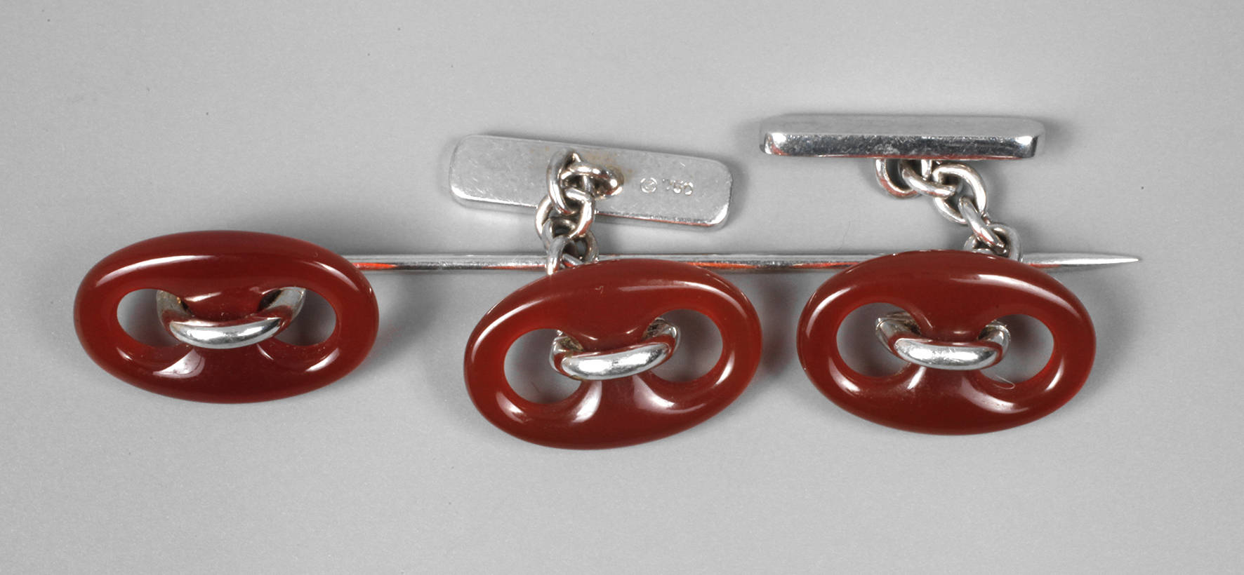 Karneol Schmuckset für Herren