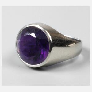 Amethystring ca. 5 ct