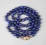 Kette Lapislazuli mit Goldverschluss