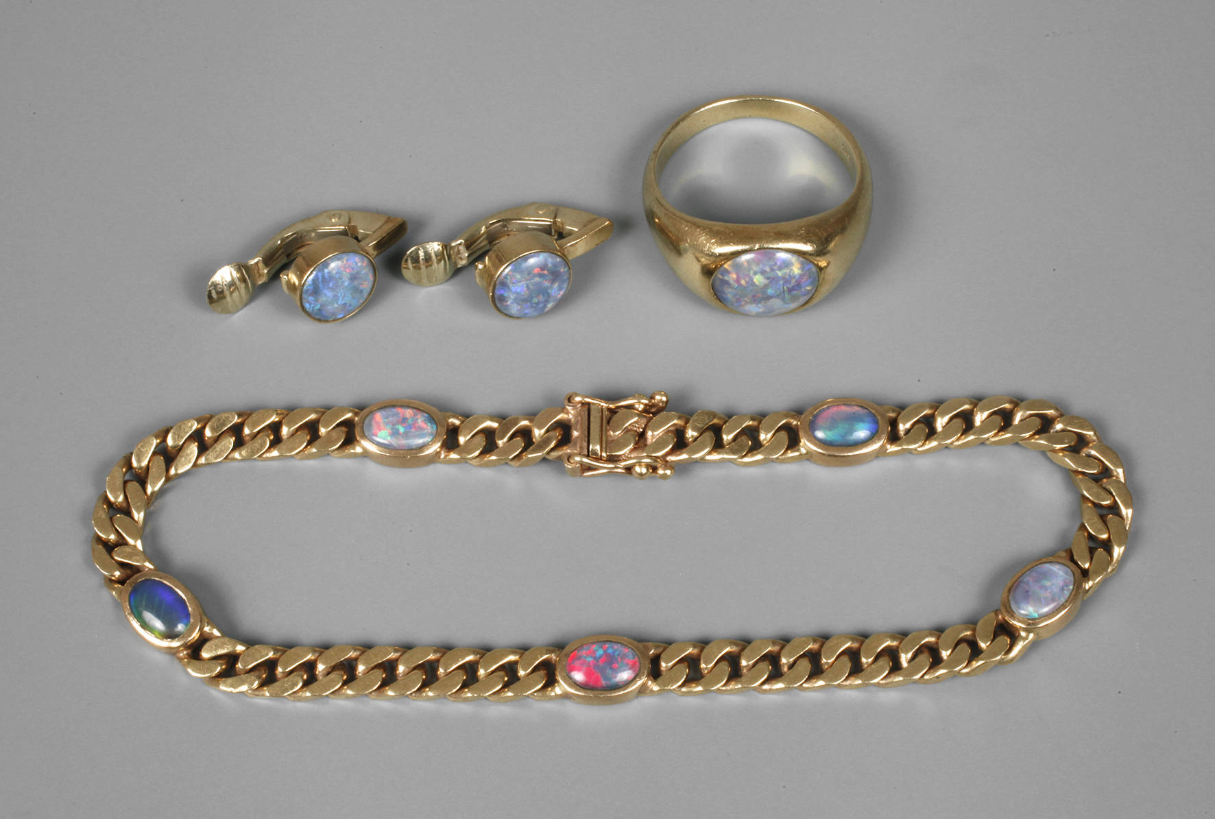 Schmuckset Opal