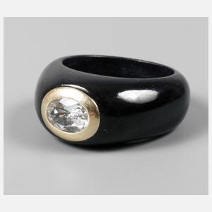 Ring Onyx und Gold