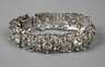 Art déco-Armband Silber und Strass