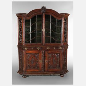 Barocke Aufsatzvitrine