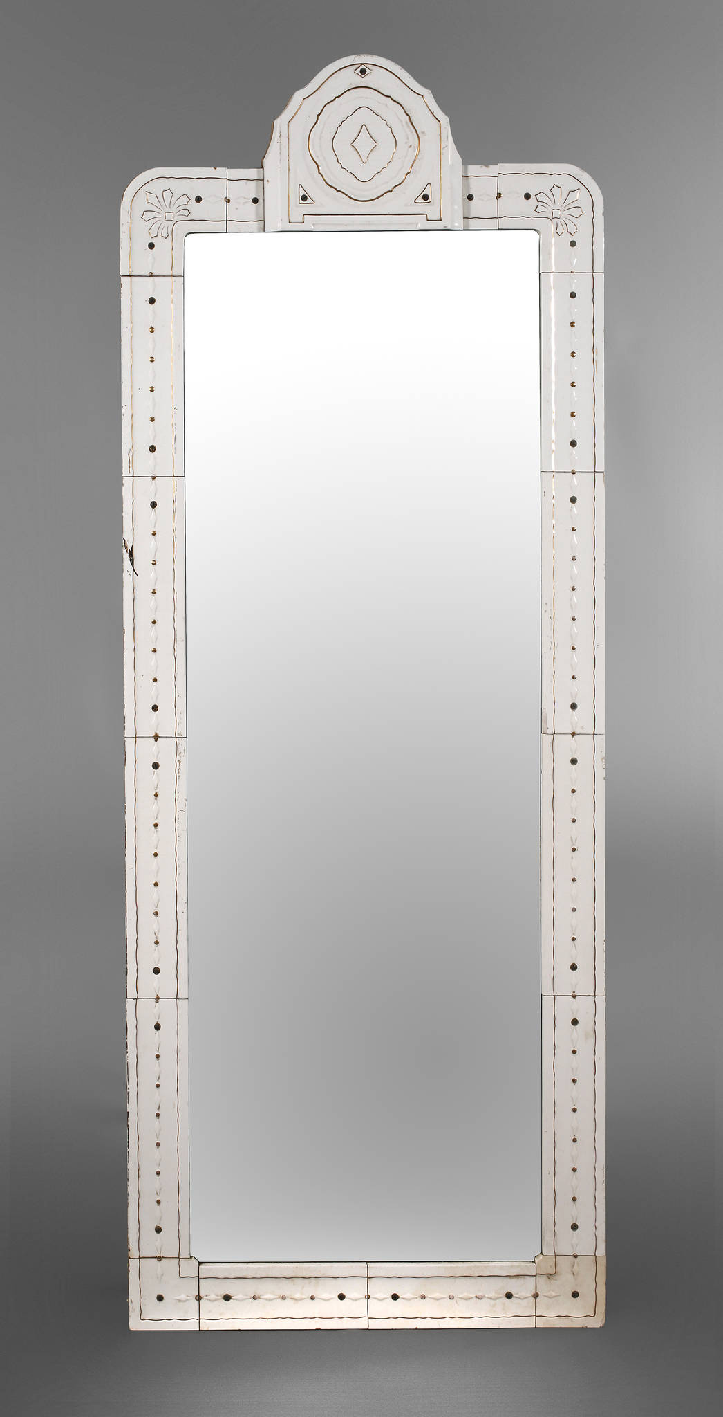 Wandspiegel aus einem Fleischereigeschäft