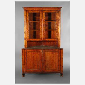Eckvitrine Biedermeier