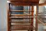 Dreiseitenvitrine Biedermeier