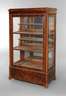 Dreiseitenvitrine Biedermeier