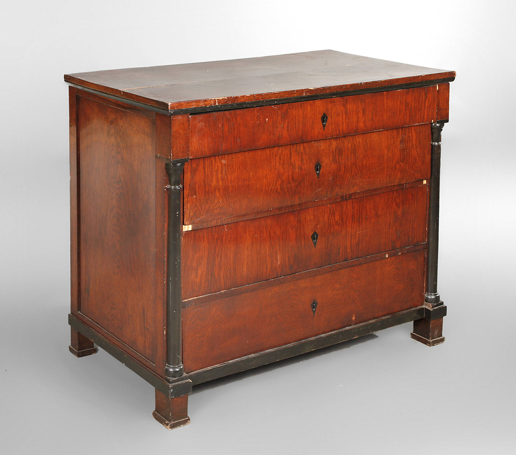 Säulenkommode Biedermeier