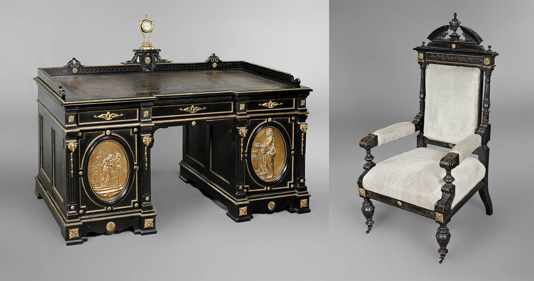 Prunkschreibtisch Historismus