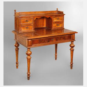 Gründerzeitschreibtisch mit Aufsatz