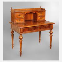 Gründerzeitschreibtisch mit Aufsatz111