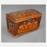 Kleine Truhe mit Brandmalerei111