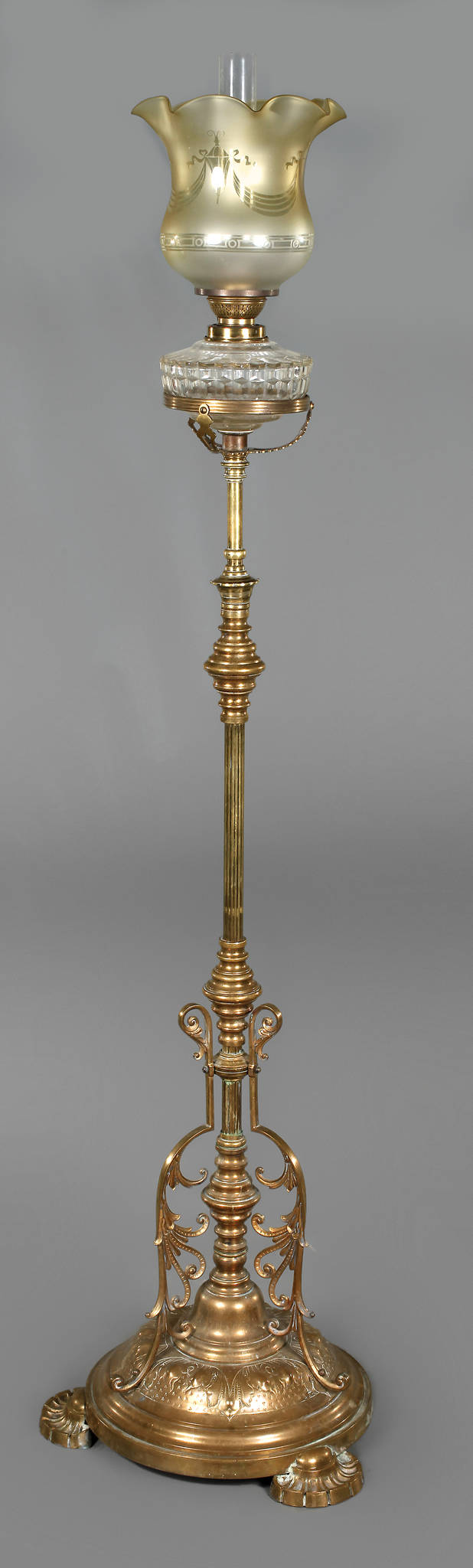 Petroleum-Salonleuchte Historismus