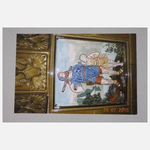 Jugendstil-Kachelofen