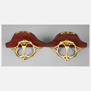 Paar Konsolen Jugendstil