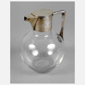 Karaffe England mit Silbermontierung