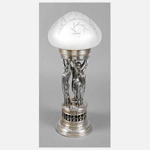 WMF große figürliche Jugendstillampe