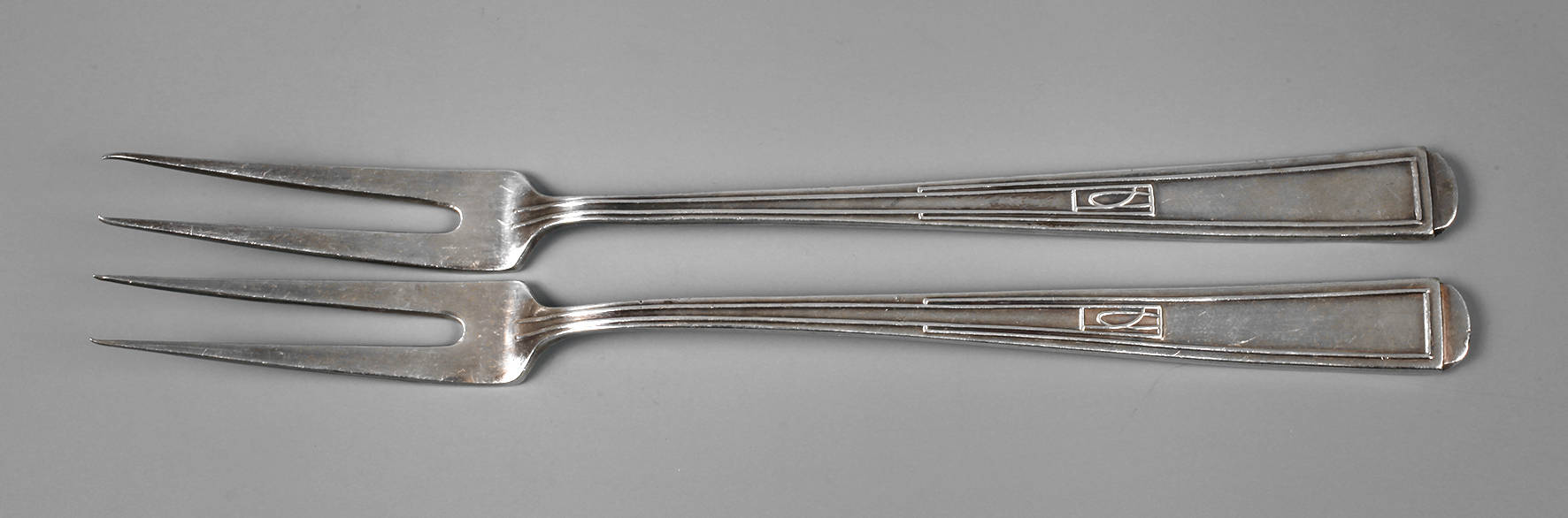 Joseph Maria Olbrich zwei Wurstgabeln