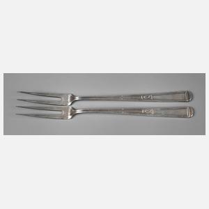 Joseph Maria Olbrich zwei Wurstgabeln