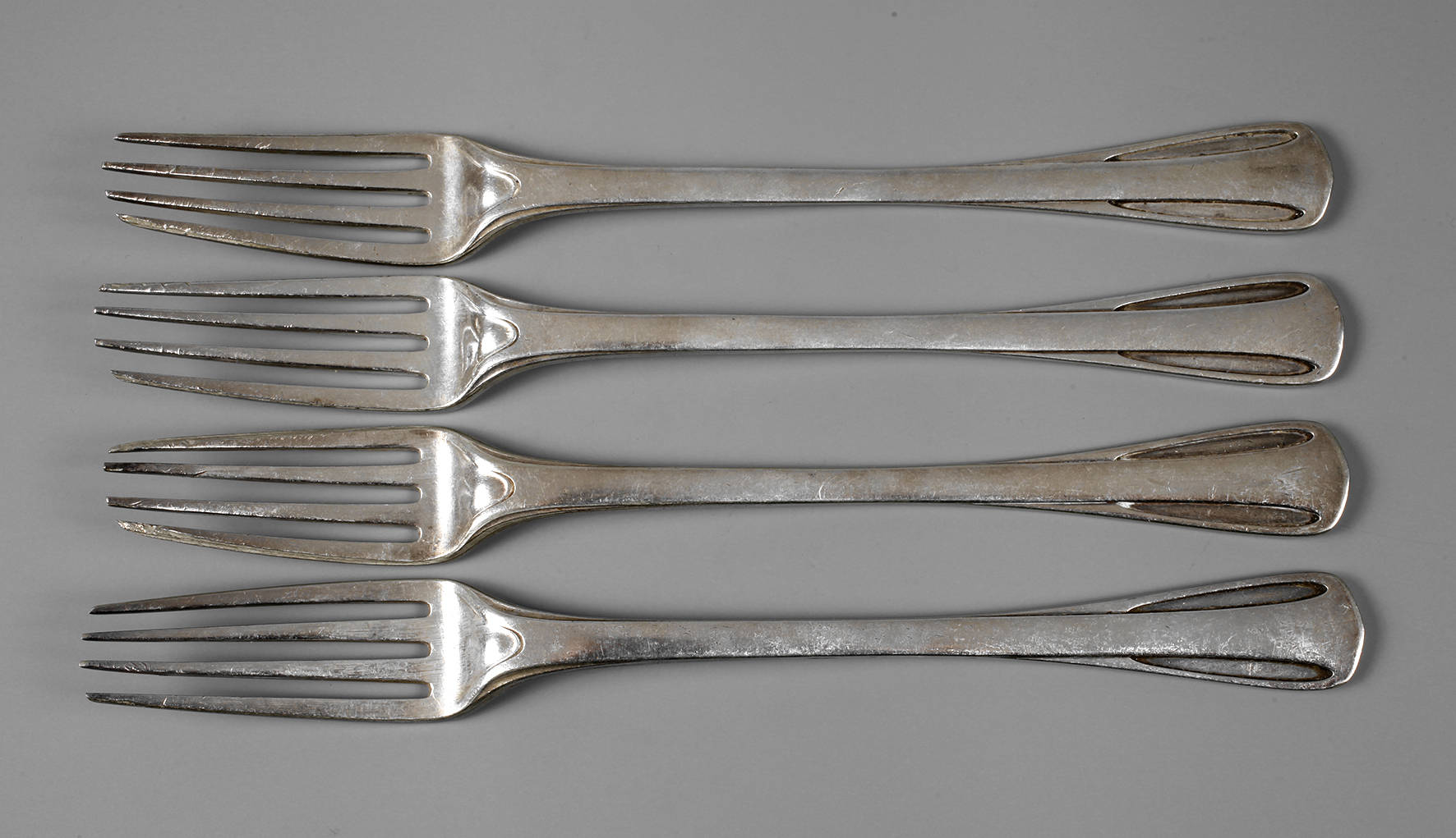 Joseph Maria Olbrich vier Speisegabeln