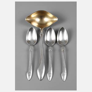 Kelle und drei Eislöffel Carl Osswald