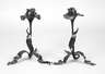 Paar Kerzenleuchter Schmiedeeisen