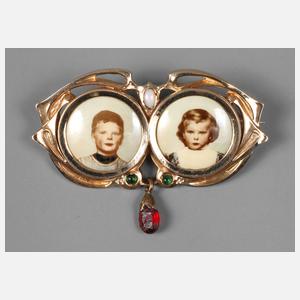 Fotobrosche Jugendstil