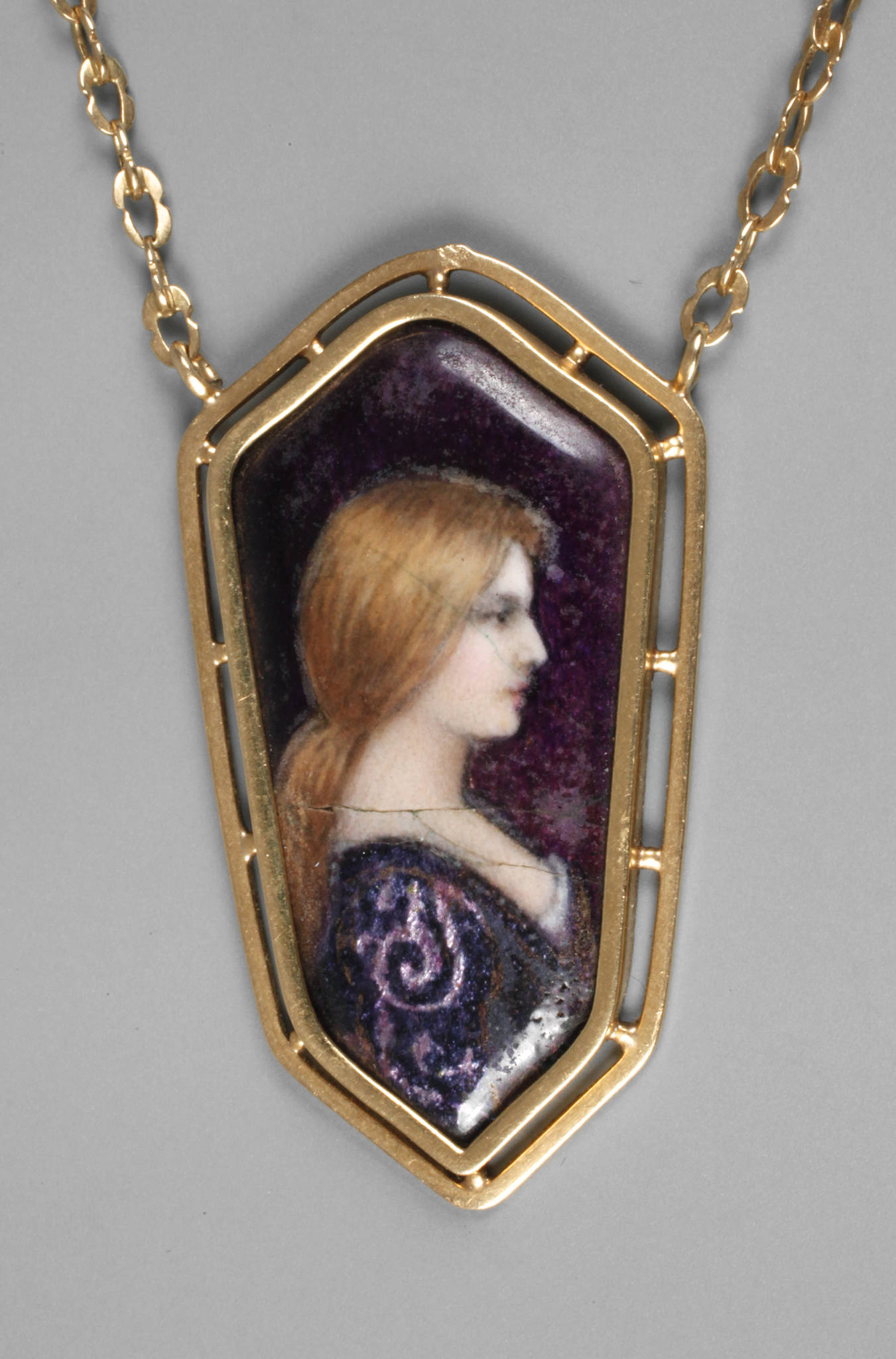 Jugendstilcollier Limoges