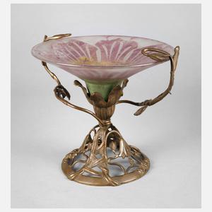 Daum Nancy montierte Jugendstilschale