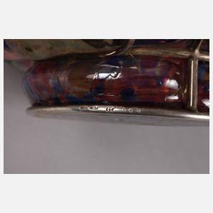 Italien Vase mit Silbermontierung