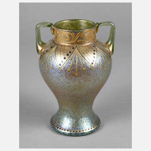 Loetz Wwe. Vase Emaillemalerei