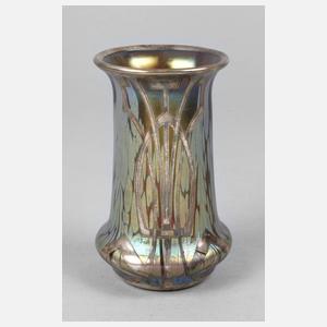 Loetz Wwe. Vase Silberauflage