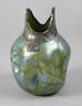 Loetz Wwe. Jugendstilvase mit Metallmontierung