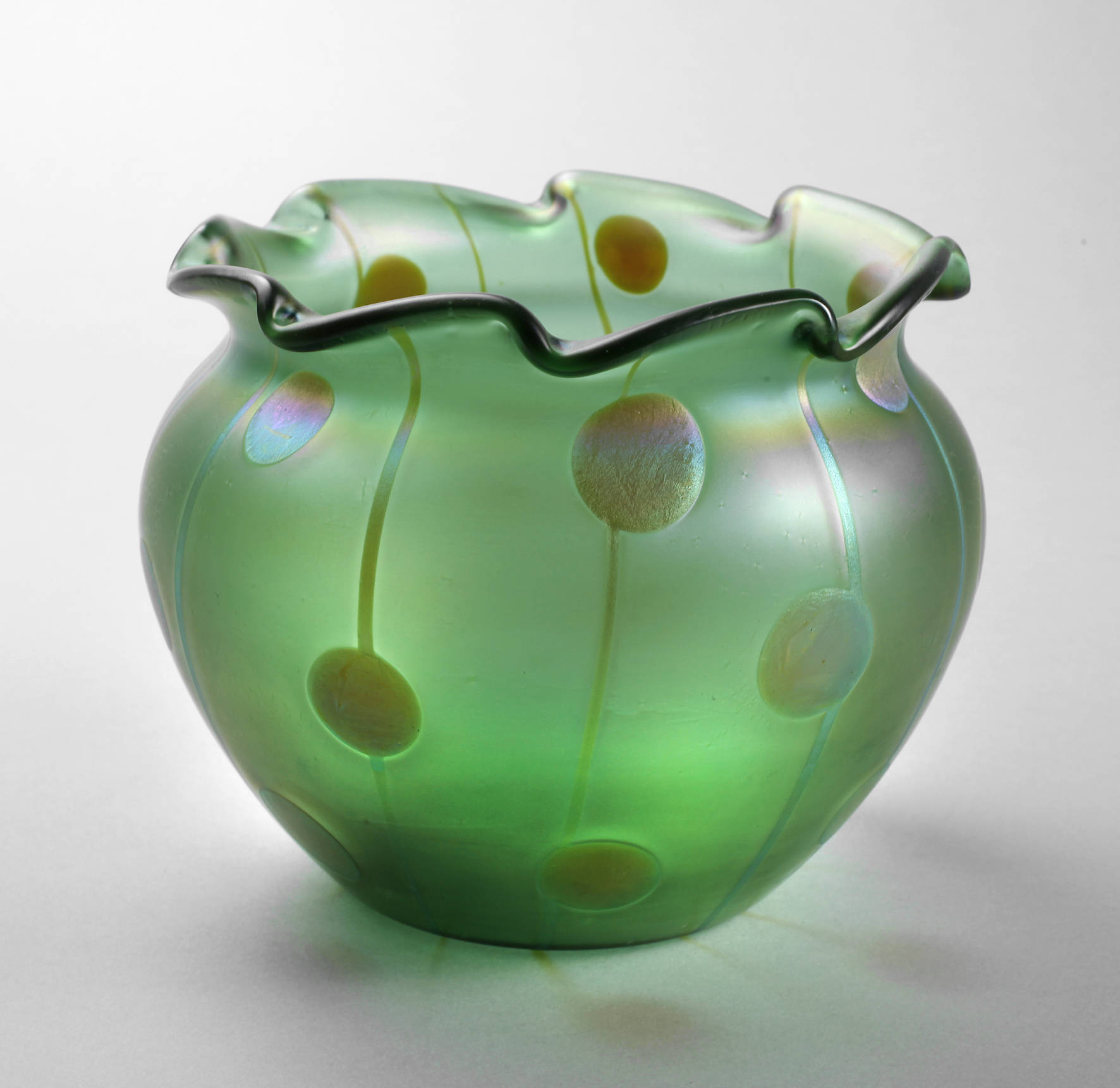 Loetz Wwe. Vase ”Streifen und Flecken”