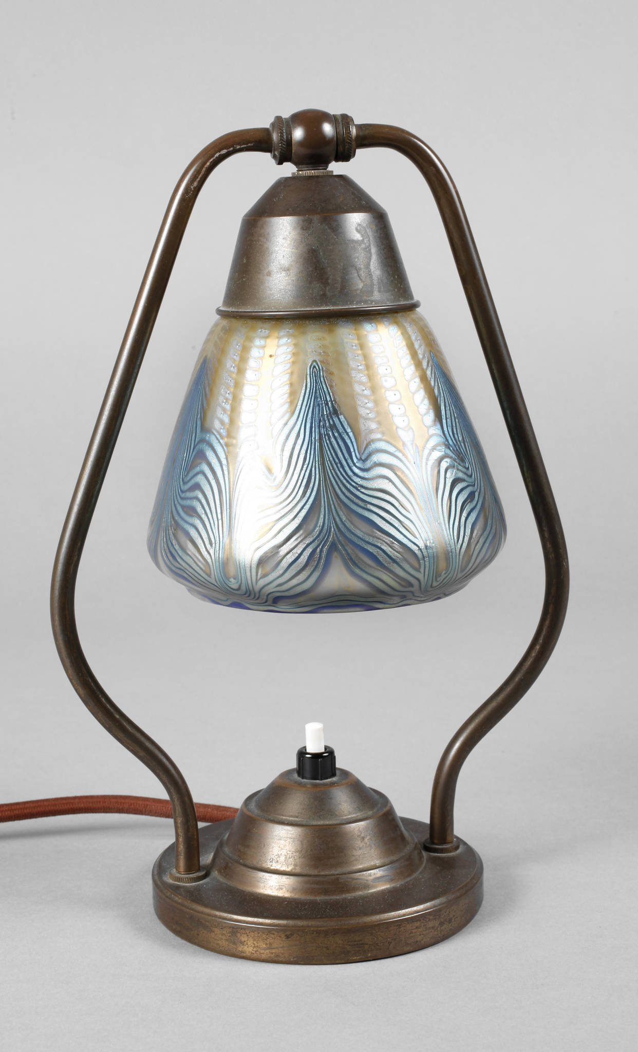 Loetz Wwe. Tischlampe Jugendstil