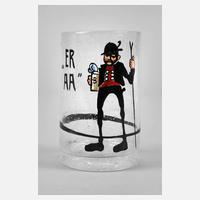 Ludwig Hohlwein Trinkglas ”Er aa”111