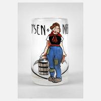 Ludwig Hohlwein Trinkglas ”D' Sennerin”111