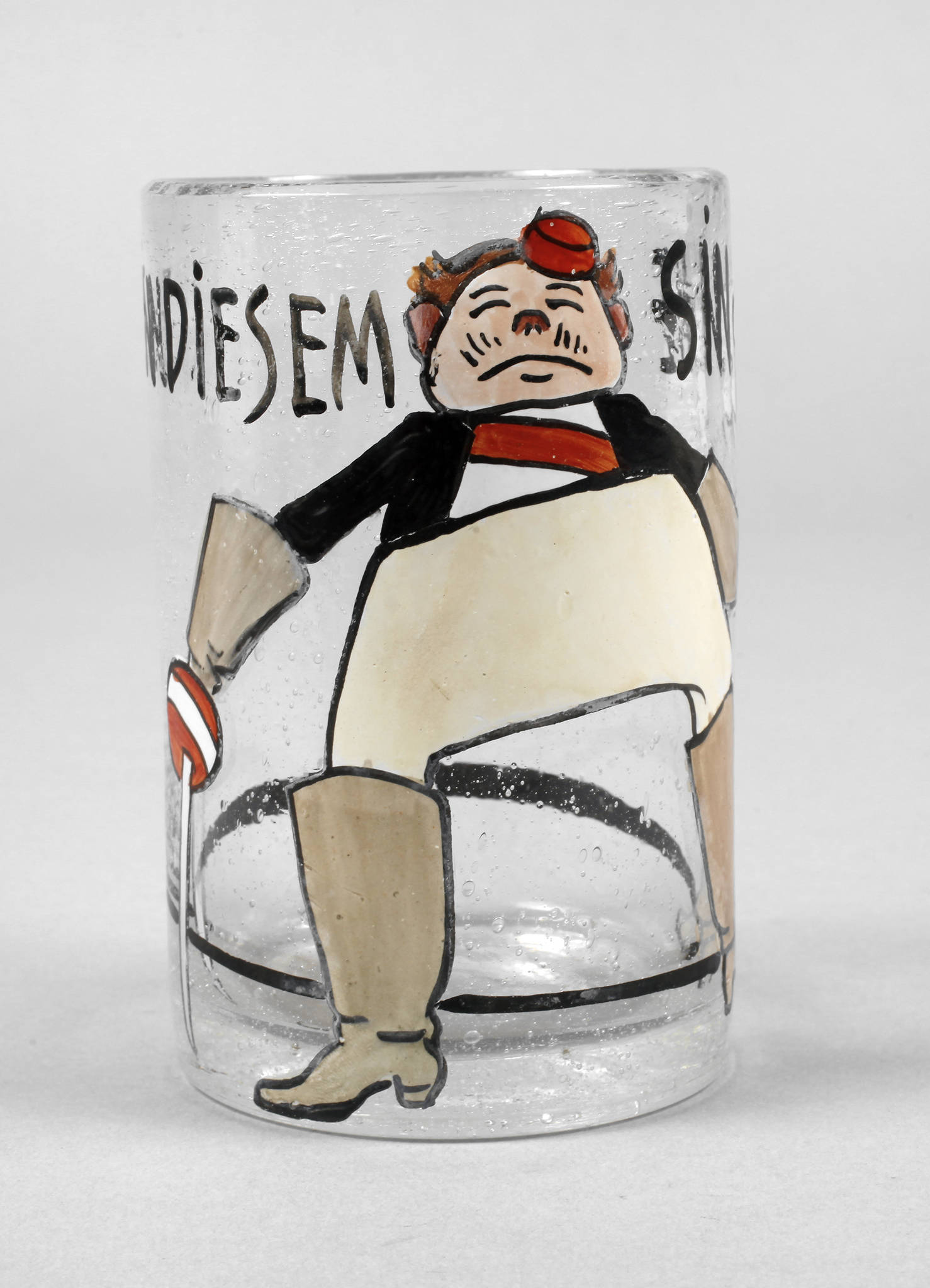 Ludwig Hohlwein Trinkglas ”In diesem Sinne”