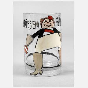 Ludwig Hohlwein Trinkglas ”In diesem Sinne”