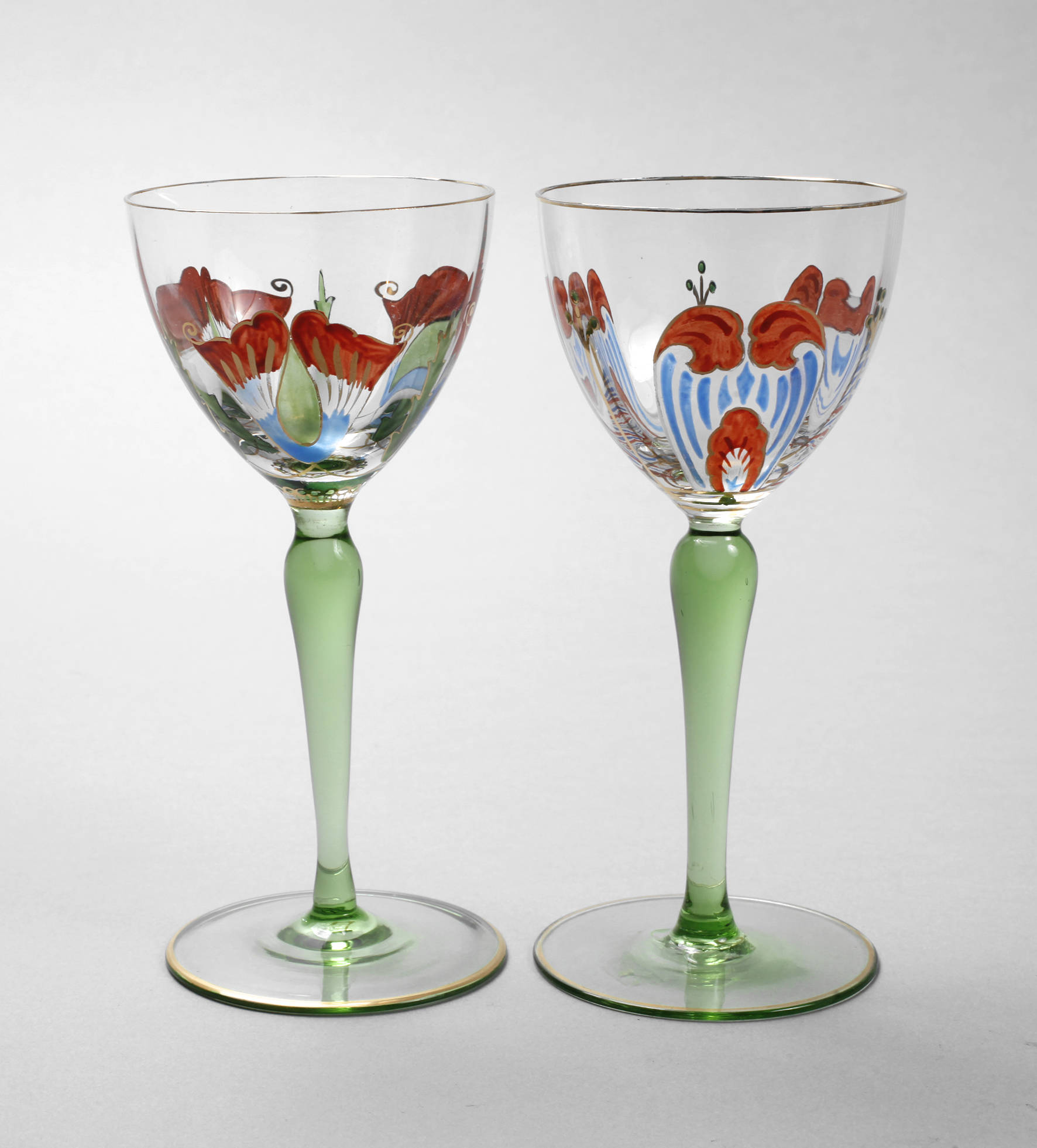 Paar Jugendstilrömer