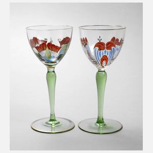 Paar Jugendstilrömer