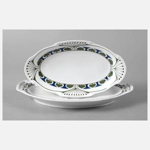 Burgau zwei Jugendstilschalen