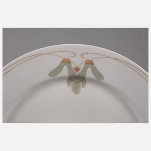 Meissen zwei Speiseteller ”Ahornmuster”